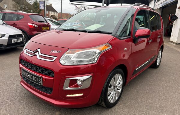 2014 64 Citroen C3 Picasso 1.6 Exclusive AUTO 5dr, Met Red, 59,300 Miles