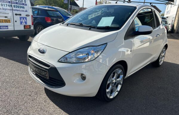 2012 62 Ford KA 1.2 Titanium 3dr, White, 66,000 Miles