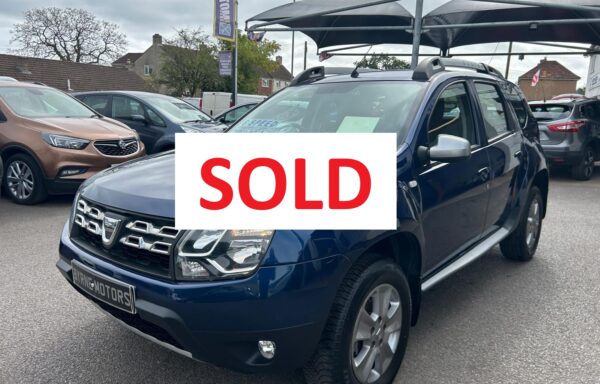 2016 66 Dacia Duster 1.5 DCi Laureate 5dr, Met Blue, 104,400 Miles