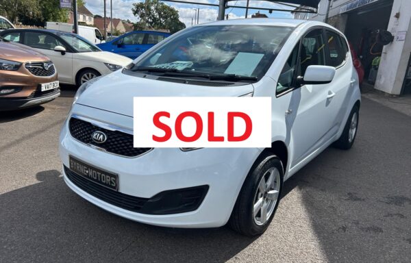 2014 14 Kia Venga 1.4 EcoDynamics 1 5dr, White, 51,700 Miles
