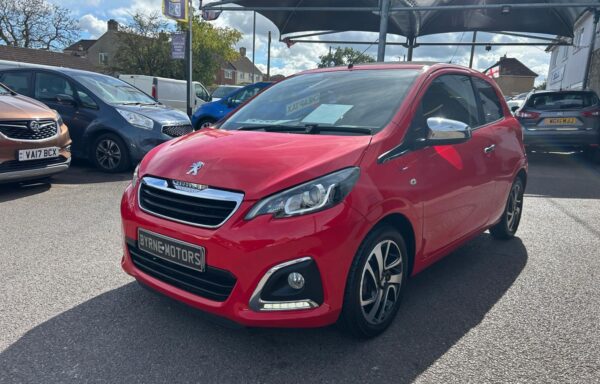 2015 15 Peugeot 108 1.2 Top Allure 3dr, Red, 78,300 Miles