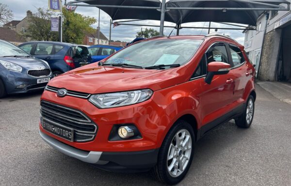 2017 67 Ford EcoSport 1.5 TDCi Titanium 5dr, Met Lava Red, 42,400 Miles