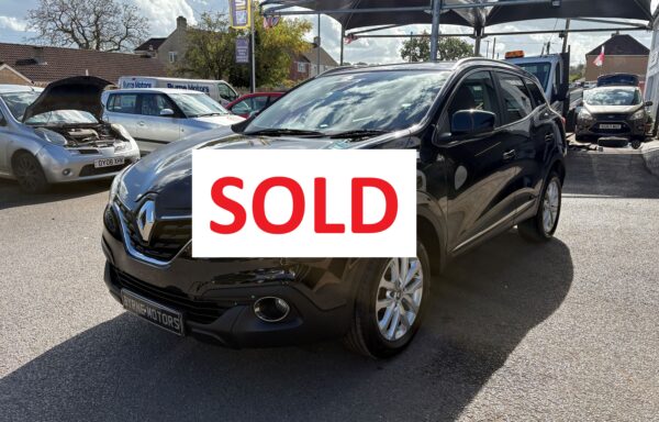 2016 66 Renault Kadjar 1.5 Dynamique Nav DCi 5dr, Met Black, 71,918 Miles