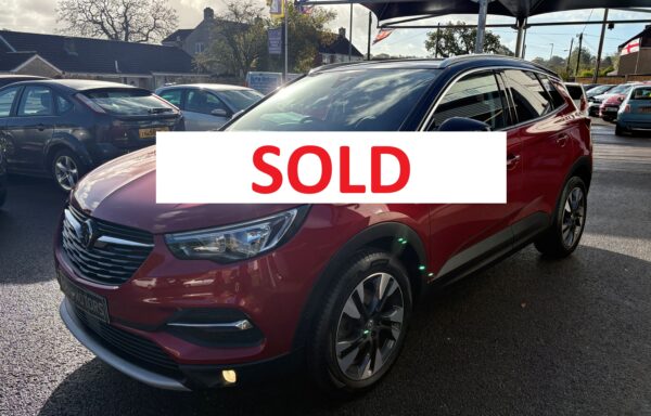 2018 68 Vauxhall Grandland 1.5 X Sport Nav TD SS 5dr, Met Red, 47,917 Miles